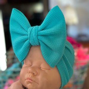 Handmade Baby/Toddler Teal Classic Head Wrap